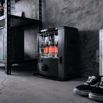 Efficient Toyotomi wood stove heater for cozy indoor heating and ambiance.