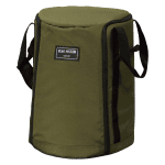 Durable green gear mission backpack with multiple compartments and adjustable straps.